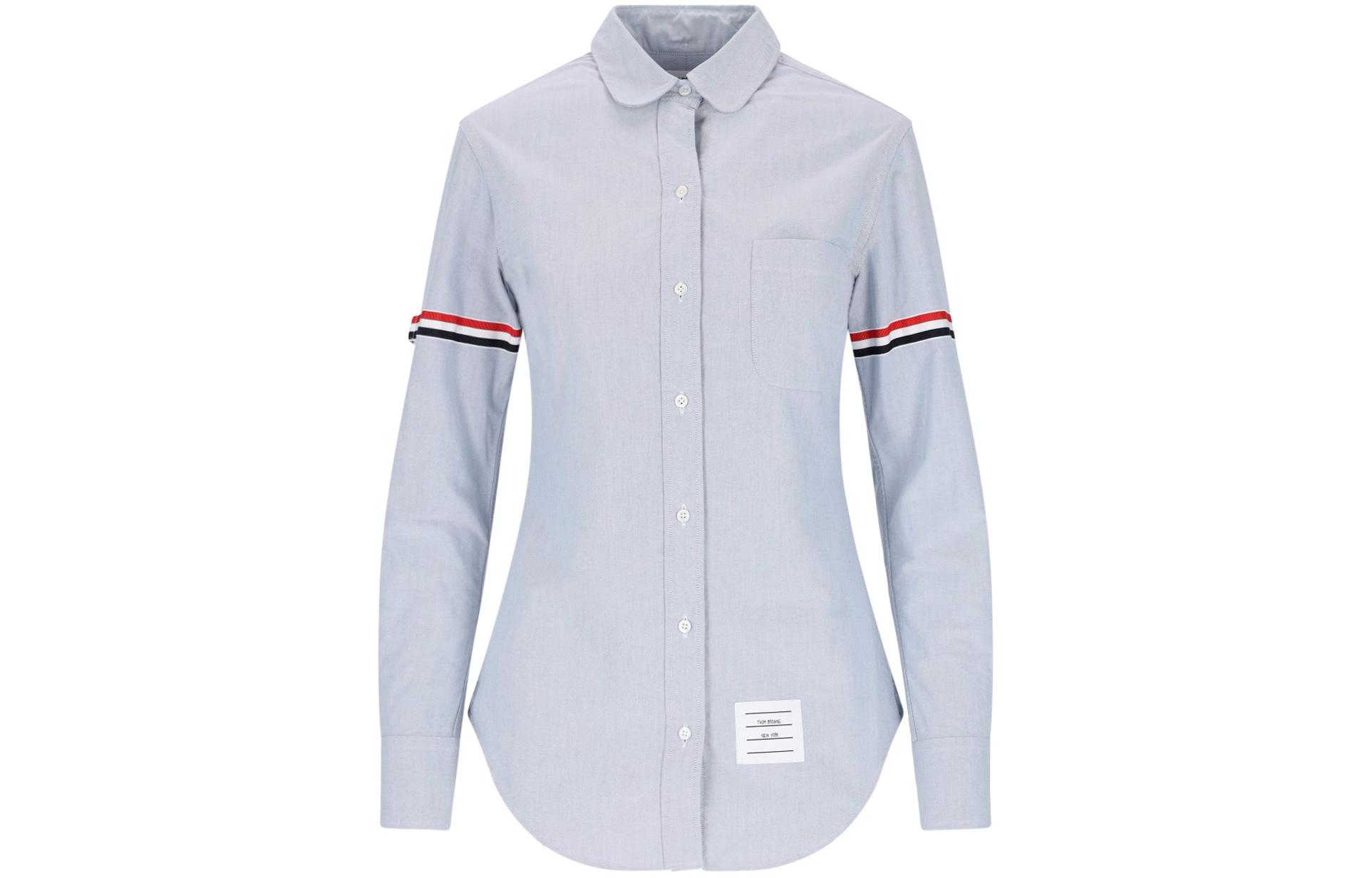 Гросгрэновая манжета Оксфордская рубашка THOM BROWNE, Светло-голубой
Гросгрэновая манжета Оксфордская рубашка THOM BROWNE, Светло-голубой