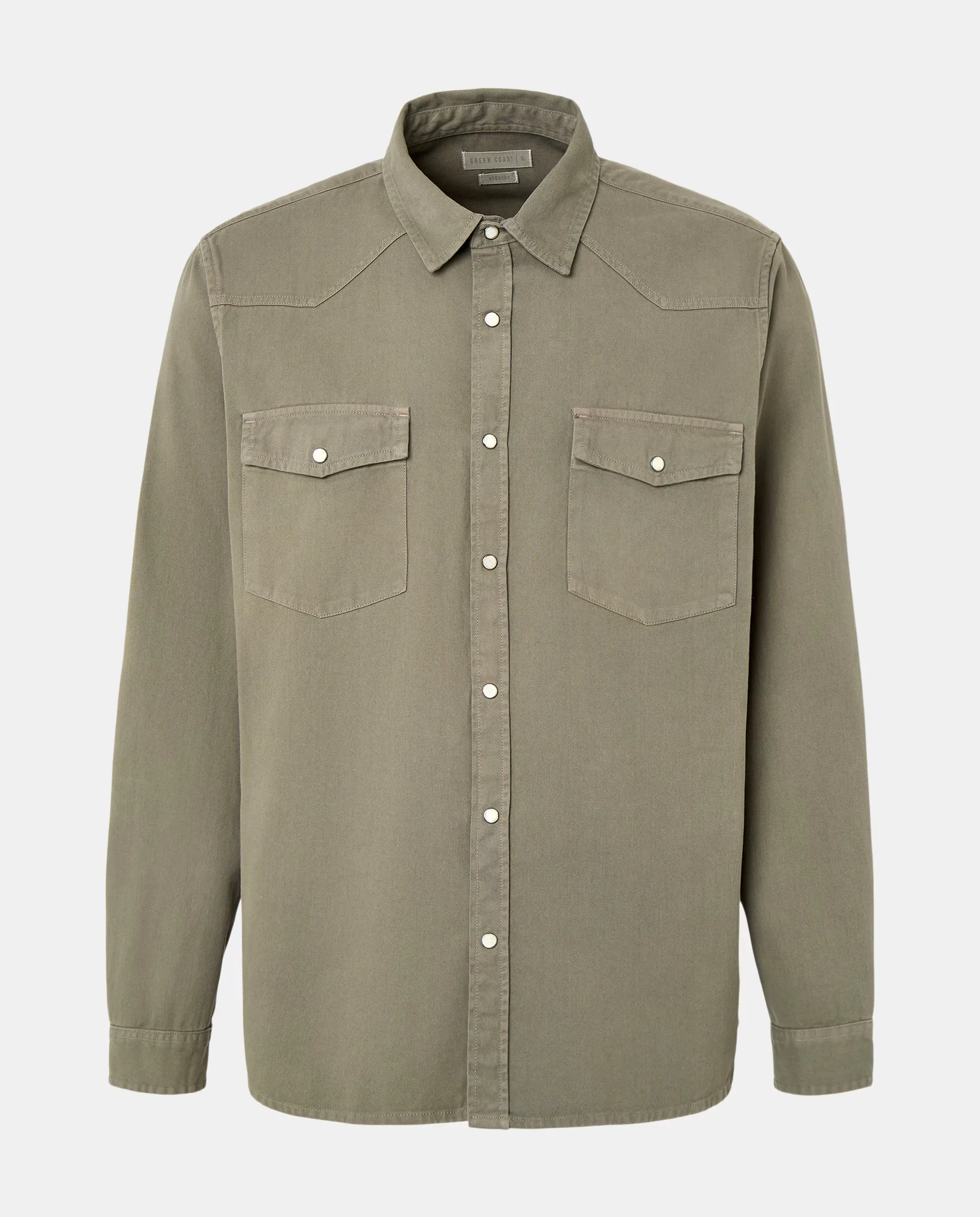 Джинсовая рубашка для мужчин Green Coast, цвет 520 Kaki
Джинсовая рубашка для мужчин Green Coast, цвет 520 Kaki