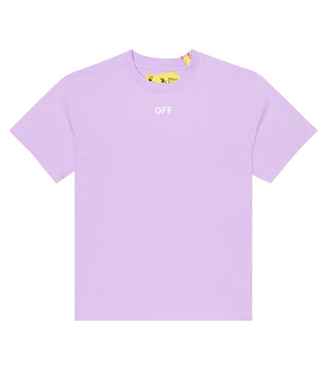 Хлопковая футболка с логотипом Off-White, белый
Хлопковая футболка с логотипом Off-White, белый