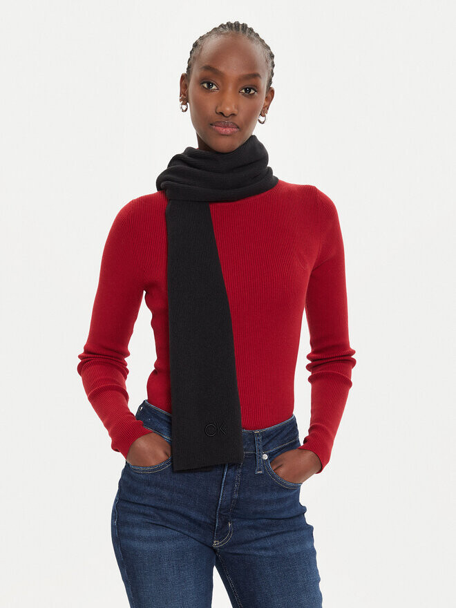 Шарф Calvin Klein, черный
Шарф Calvin Klein, черный