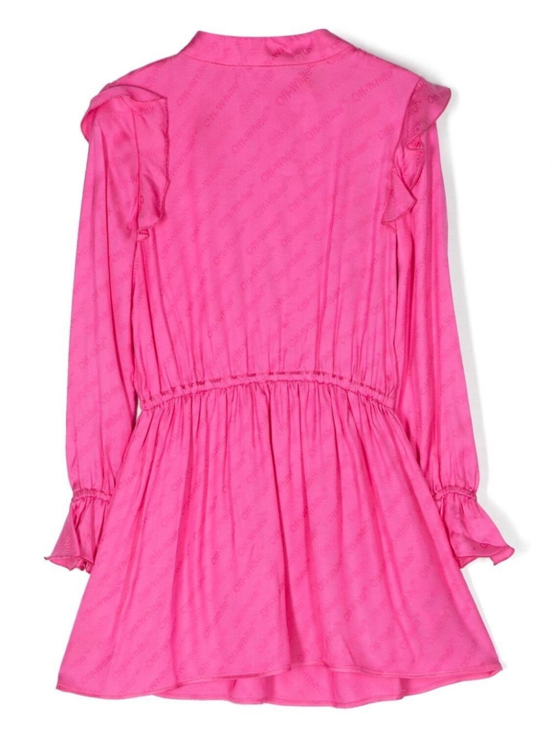 Off-White Kids платье с длинными рукавами и оборками, розовый
Off-White Kids платье с длинными рукавами и оборками, розовый