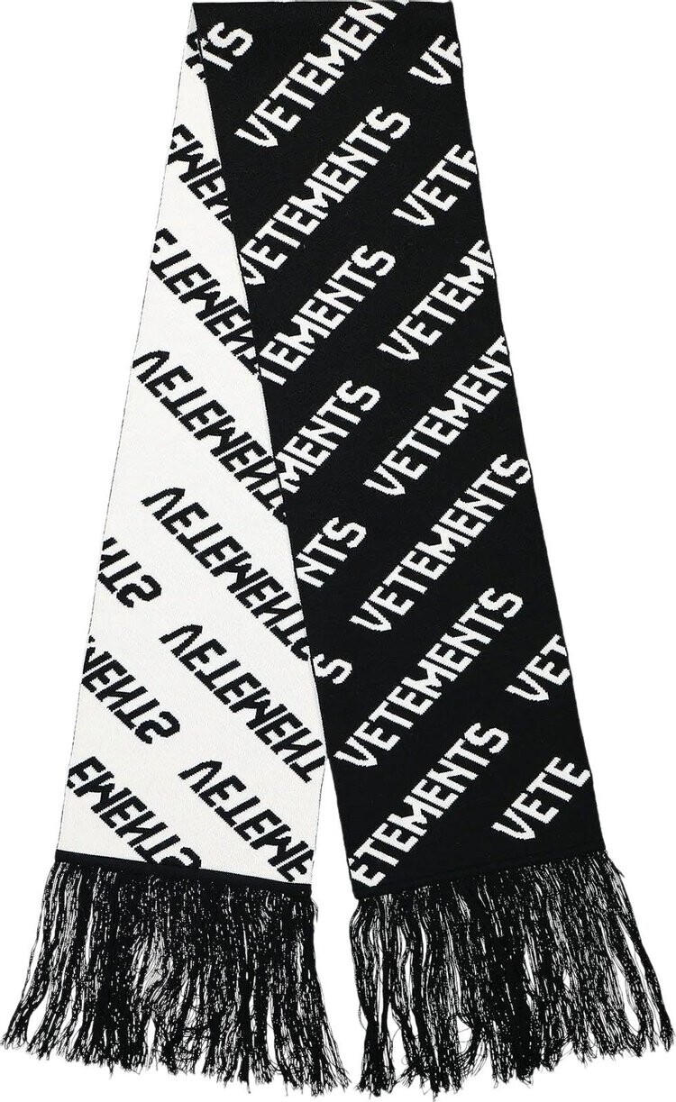 Шарф Vetements Monogram 'Black', черный
Шарф Vetements Monogram 'Black', черный