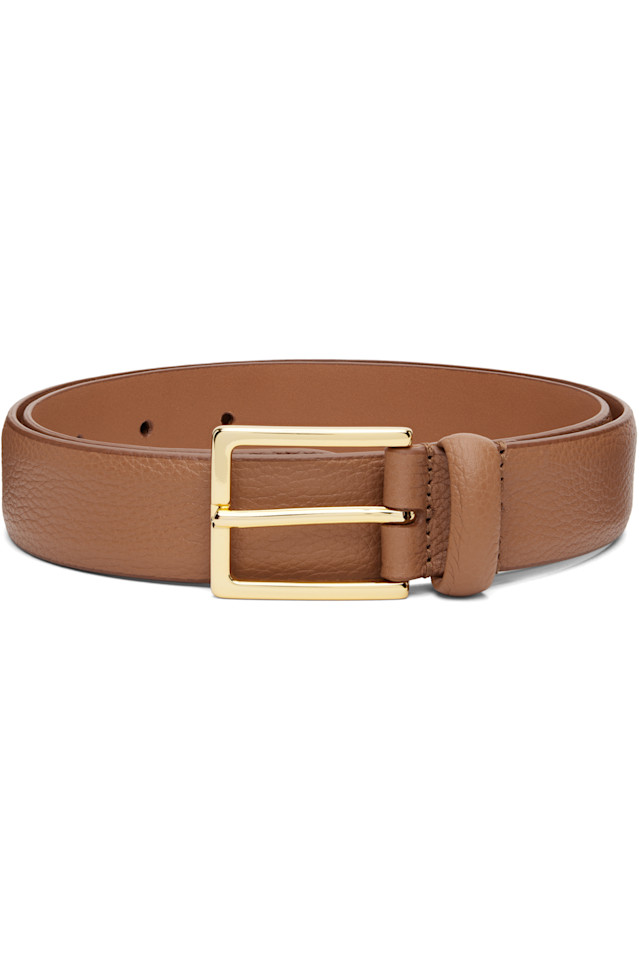 Мягкий ремень из телячьей кожи с зернистой текстурой Anderson'S, цвет tan
Мягкий ремень из телячьей кожи с зернистой текстурой Anderson'S, цвет tan