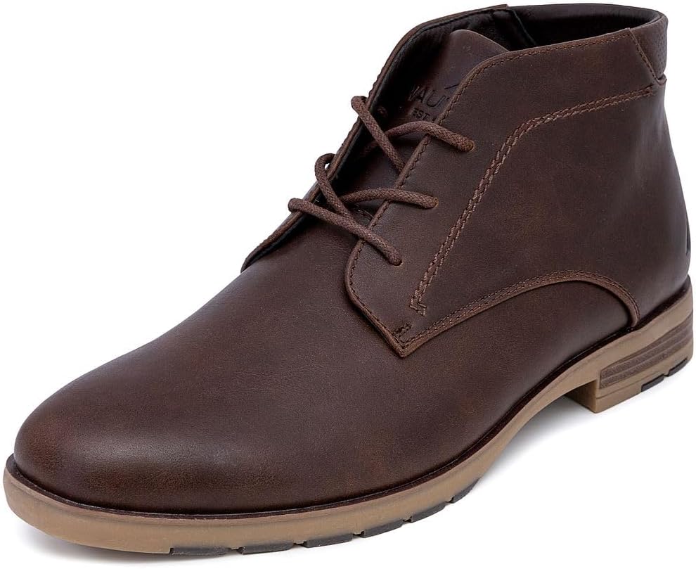 Мужские ботинки Nautica Chukka: повседневные туфли на шнуровке, оксфорды и десертные ботинки, коричневый
Мужские ботинки Nautica Chukka: повседневные туфли на шнуровке, оксфорды и десертные ботинки, коричневый