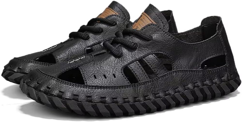 Мужские сандалии Purfitall из кожи, пляжные сандалии для мужчин, закрытый носок, водонепроницаемые кроссовки, повседневные летние нескользящие сандалии для прогулок, походов и рыбалки, черный
Мужские сандалии Purfitall из кожи, пляжные сандалии для мужчин, закрытый носок, водонепроницаемые кроссовки, повседневные летние нескользящие сандалии для прогулок, походов и рыбалки, черный