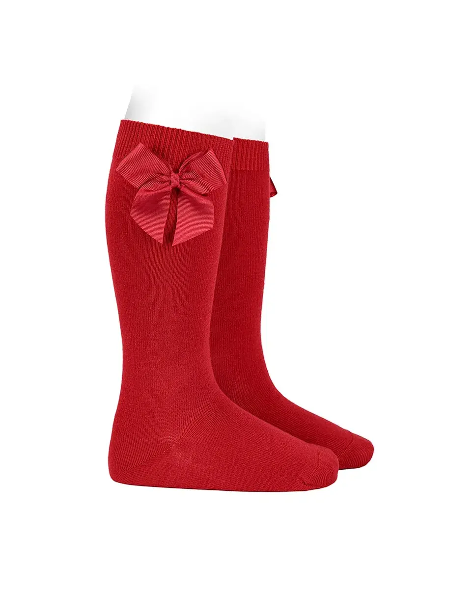Высокие носки с бантом Condor, красный
Высокие носки с бантом Condor, красный