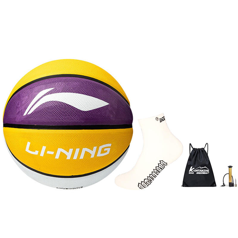 LINING Резиновый баскетбольный мяч yellow purple white размер 5 размер 7 тренировочный unisex
LINING Резиновый баскетбольный мяч yellow purple white размер 5 размер 7 тренировочный unisex