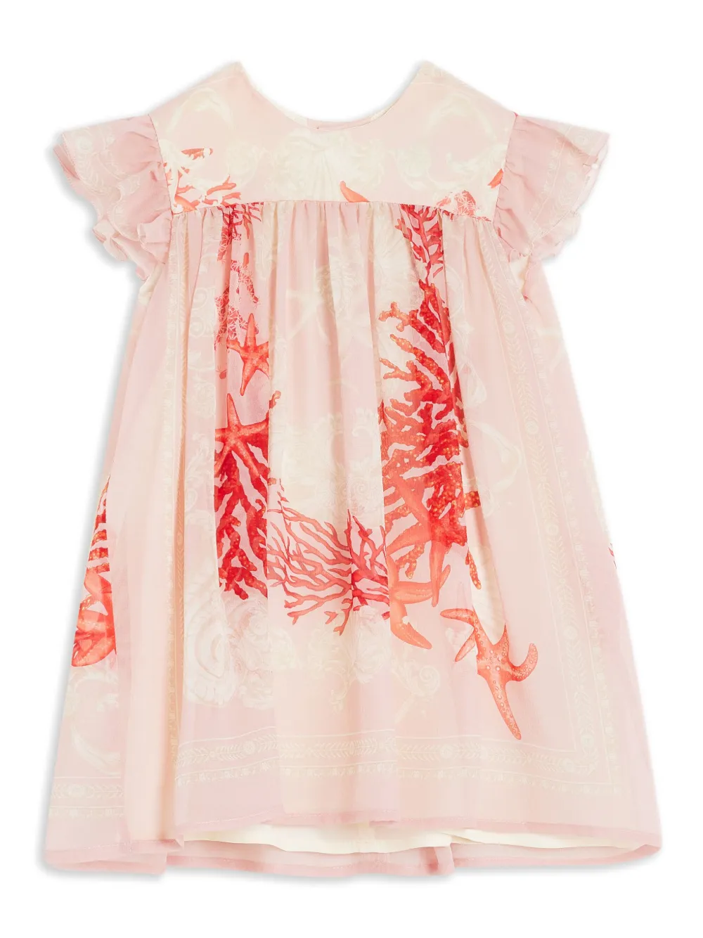 Расклешенное платье с принтом Versace Kids, розовый
Расклешенное платье с принтом Versace Kids, розовый