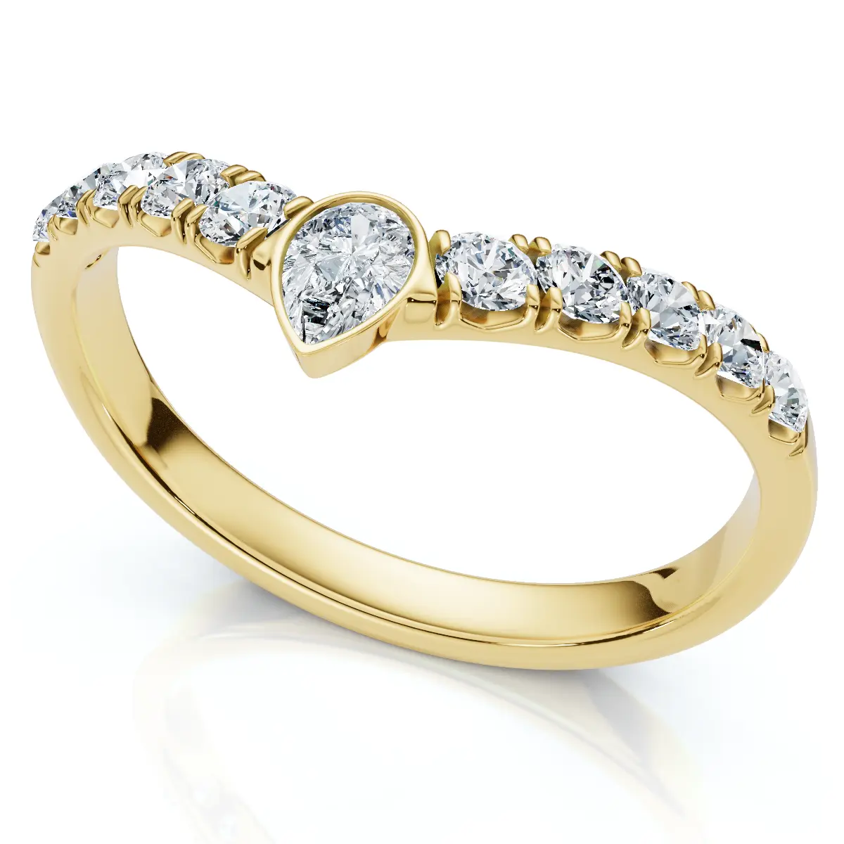 Сертифицированное контурное обручальное кольцо 1/4 карата из 14-каратного золота или платины, выращенное в лаборатории Pompeii2, 14K Yellow Gold
Сертифицированное контурное обручальное кольцо 1/4 карата из 14-каратного золота или платины, выращенное в лаборатории Pompeii2, 14K Yellow Gold