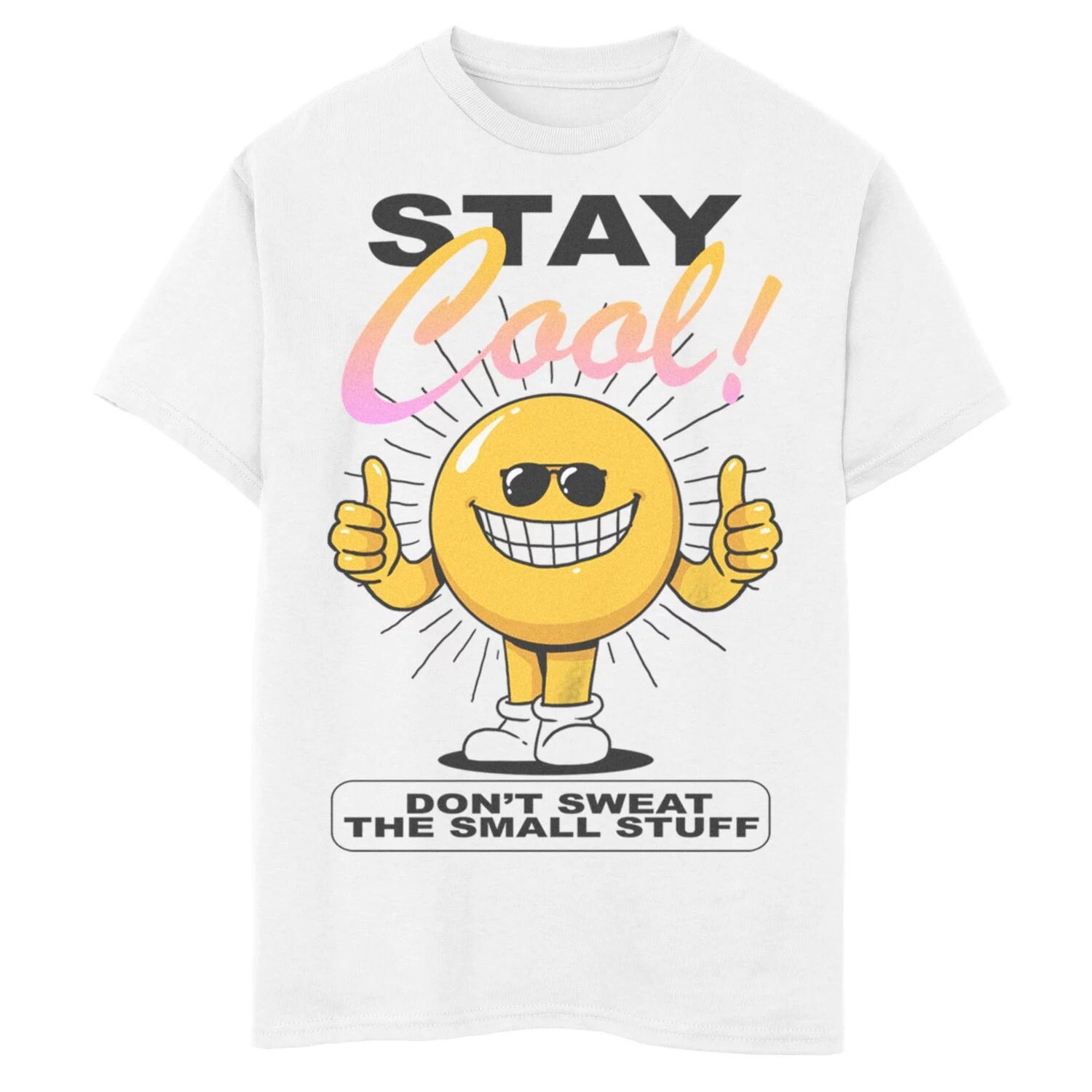 Футболка с рисунком Солнца «Не парься» для мальчиков 8–20 лет Licensed Character 
Футболка с рисунком Солнца «Не парься» для мальчиков 8–20 лет Licensed Character