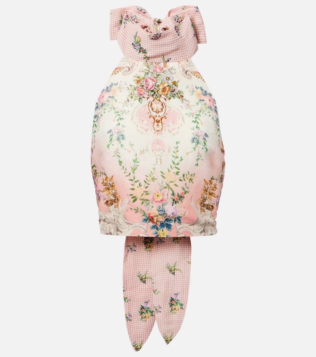 Короткий топ с запахом из льна и шелка Camilla, Lisbon Lullaby
Короткий топ с запахом из льна и шелка Camilla, Lisbon Lullaby