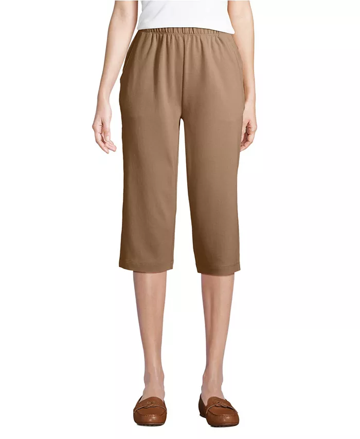 Женские спортивные трикотажные капри с высокой посадкой и эластичным поясом Lands' End, коричневый/бежевый
Женские спортивные трикотажные капри с высокой посадкой и эластичным поясом Lands' End, коричневый/бежевый