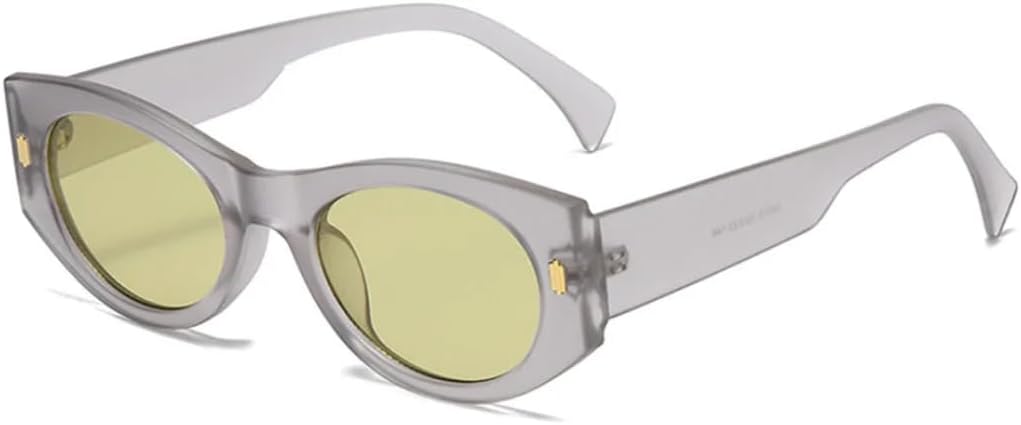 Солнцезащитные очки с защитой от УФ-излучения UV400 | Градиентные линзы "кошачий глаз" с маленькими заклепками | Яркие линзы для женщин и мужчин, для занятий спортом на открытом воздухе и вождения DSVIGF, Grey Yellow
Солнцезащитные очки с защитой от УФ-излучения UV400 | Градиентные линзы "кошачий глаз" с маленькими заклепками | Яркие линзы для женщин и мужчин, для занятий спортом на открытом воздухе и вождения DSVIGF, Grey Yellow