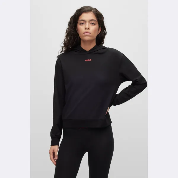 Толстовка прямого кроя в стиле шафл Hugo, черный
Толстовка прямого кроя в стиле шафл Hugo, черный