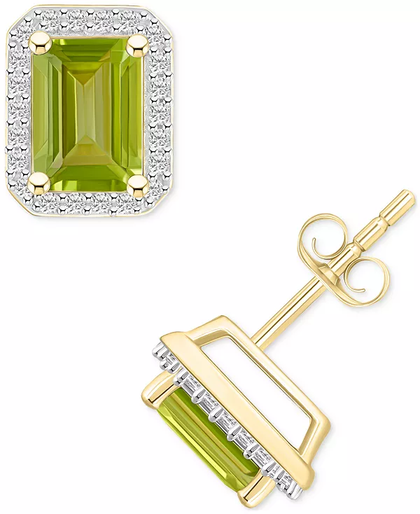 Квадратные серьги-гвоздики с ореолом из 10-каратного золота (также с другими драгоценными камнями) с цитрином (2 карата) и выращенным в лаборатории белым сапфиром (1/4 карата) Macy'S, peridot, Белый, Квадратные серьги-гвоздики с ореолом из 10-каратного зо
Квадратные серьги-гвоздики с ореолом из 10-каратного золота (также с другими драгоценными камнями) с цитрином (2 карата) и выращенным в лаборатории белым сапфиром (1/4 карата) Macy'S, peridot, Белый, Квадратные серьги-гвоздики с ореолом из 10-каратного зо