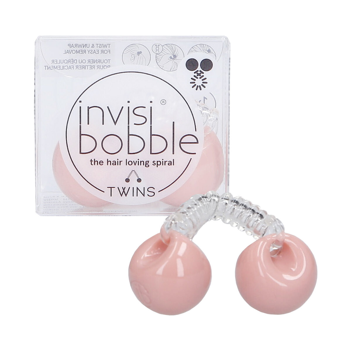 Invisibobble, Twins, Декоративная резинка для укладки примы-балерины
Invisibobble, Twins, Декоративная резинка для укладки примы-балерины