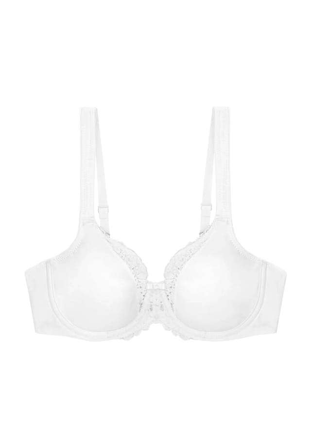 Современный кружевной бюстгальтер на косточках из хлопка и кружева Triumph, белый
Современный кружевной бюстгальтер на косточках из хлопка и кружева Triumph, белый