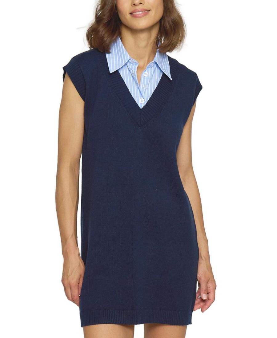 Женское платье без рукавов "два в одном" Central Park West, Navy stripe
Женское платье без рукавов "два в одном" Central Park West, Navy stripe