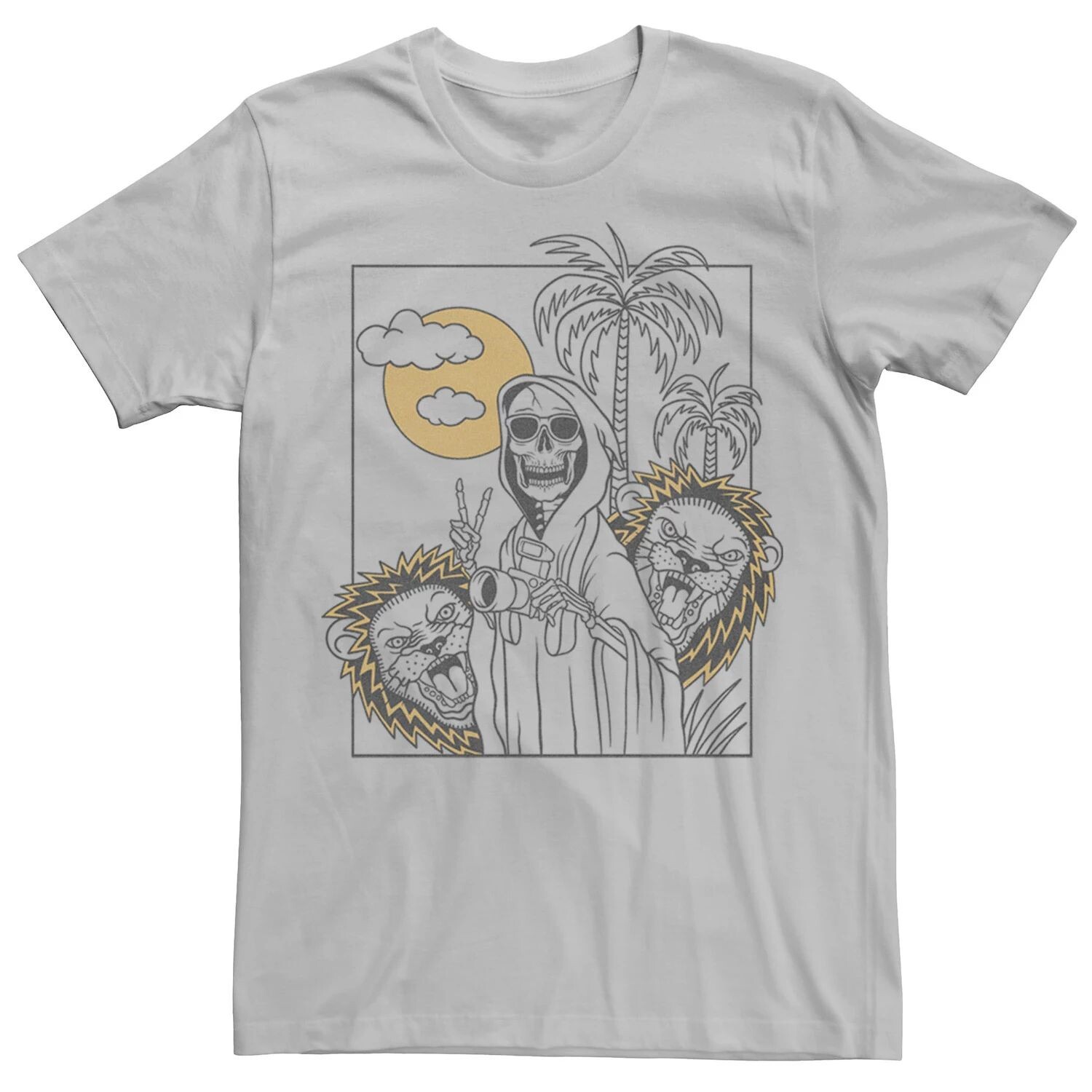 Мужская футболка Grim Reaper Safari Line Art Портрет с графическим рисунком Licensed Character
Мужская футболка Grim Reaper Safari Line Art Портрет с графическим рисунком Licensed Character