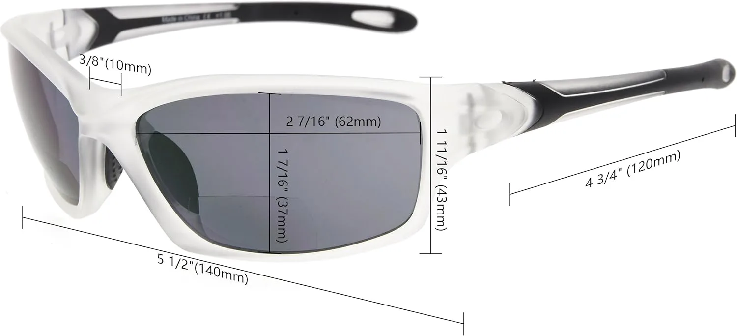 Спортивные бифокальные солнцезащитные очки Eyekepper TR90 для бейсбола, бега, рыбалки, вождения, гольфа, софтбола, походов, чтения под солнцем, Sg903 Pearly Brown
Спортивные бифокальные солнцезащитные очки Eyekepper TR90 для бейсбола, бега, рыбалки, вождения, гольфа, софтбола, походов, чтения под солнцем, Sg903 Pearly Brown