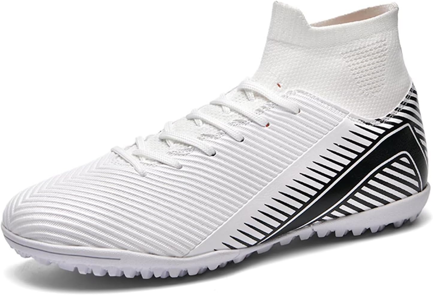 Мужские футбольные бутсы для искусственного газона, женские и детские высокие футбольные бутсы для игры в помещении, спортивные бутсы до щиколотки с шипами для игры в помещении AG Purfitall, белый
Мужские футбольные бутсы для искусственного газона, женские и детские высокие футбольные бутсы для игры в помещении, спортивные бутсы до щиколотки с шипами для игры в помещении AG Purfitall, белый