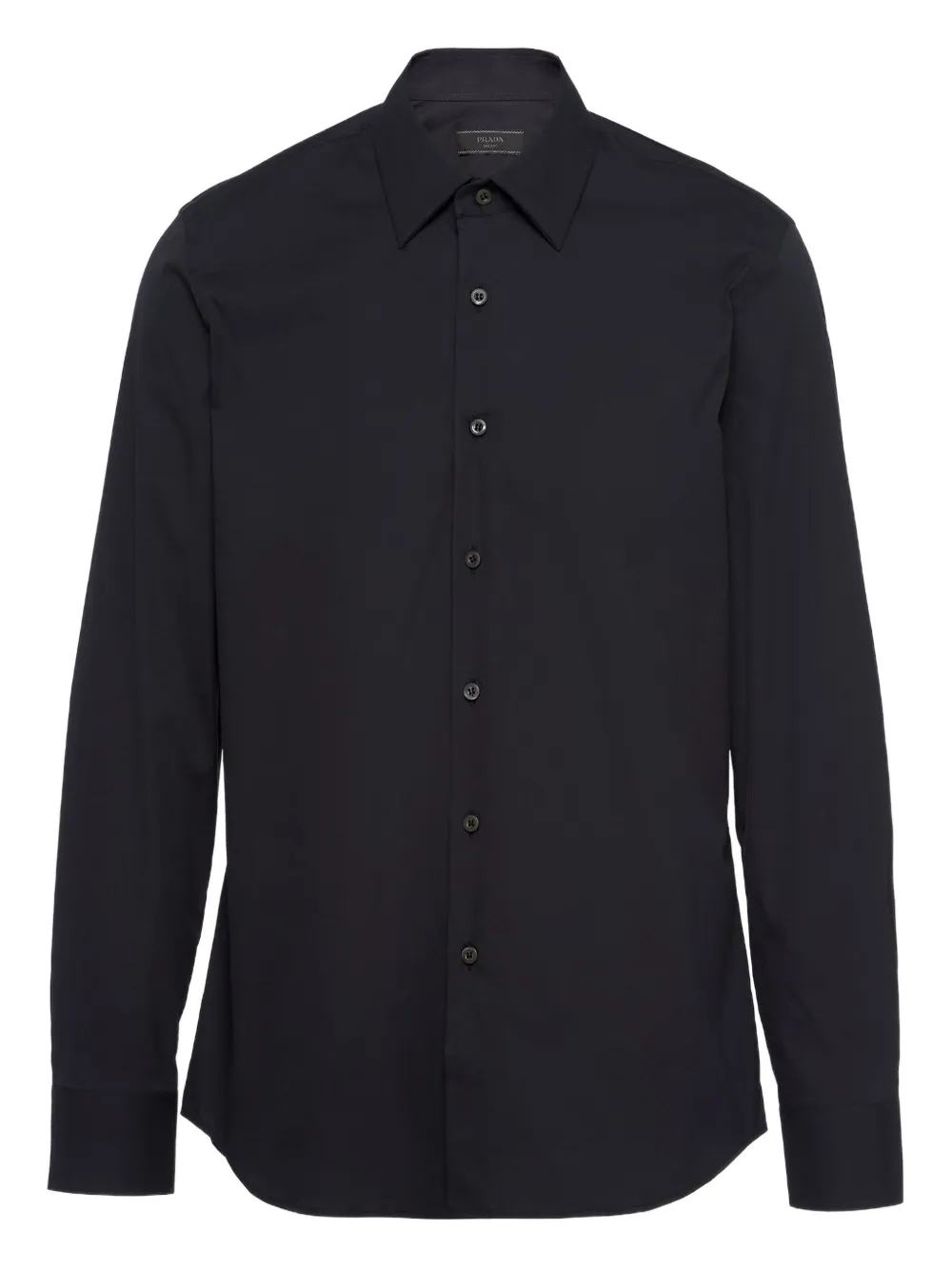 Рубашка из эластичного хлопка Prada, черный
Рубашка из эластичного хлопка Prada, черный