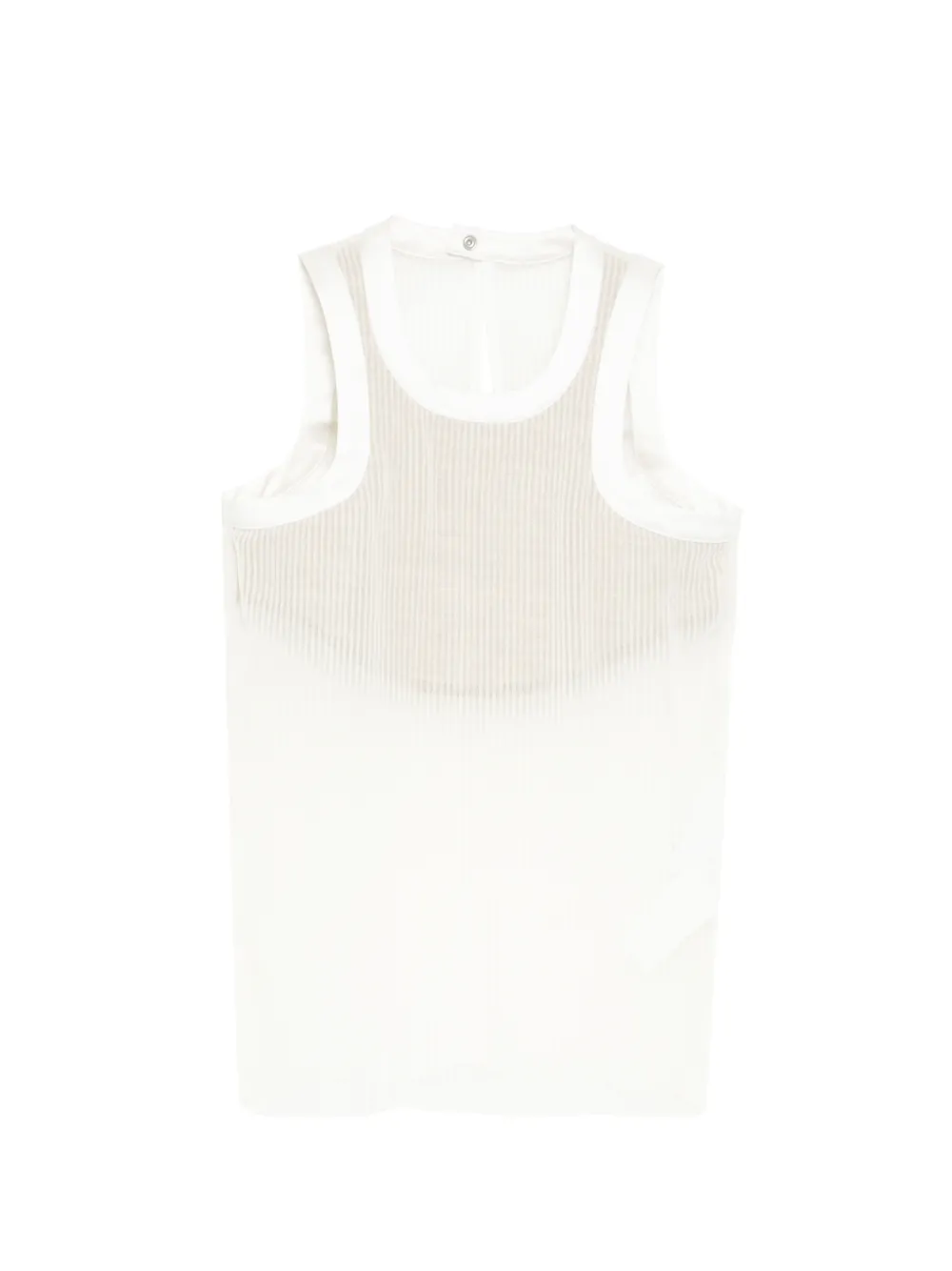 Прозрачный топ в рубчик Sacai, бежевый
Прозрачный топ в рубчик Sacai, бежевый