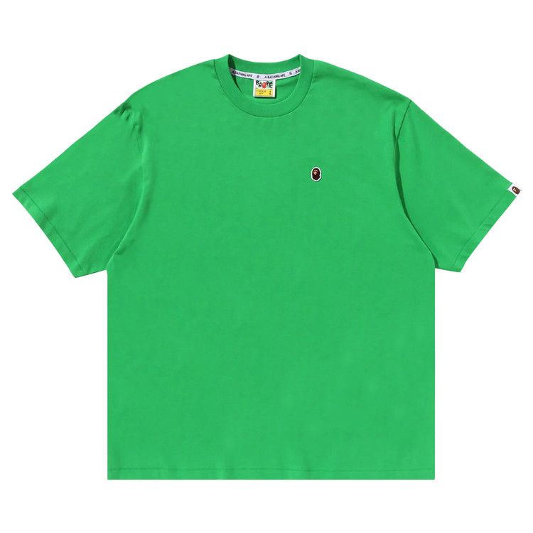Футболка BAPE Ape Head One Point Relaxed Fit Tee, Green 
Футболка BAPE Ape Head One Point Relaxed Fit Tee, Green