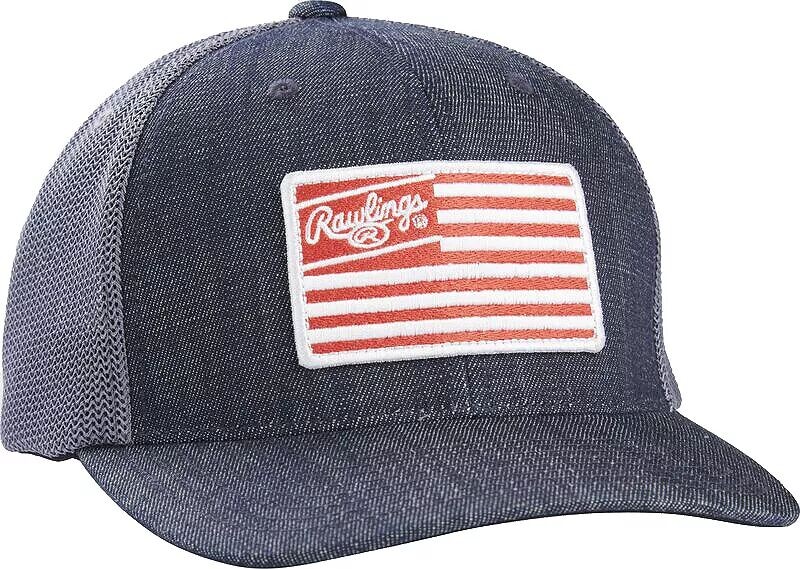 Джинсовая кепка Rawlings с флагом
Джинсовая кепка Rawlings с флагом