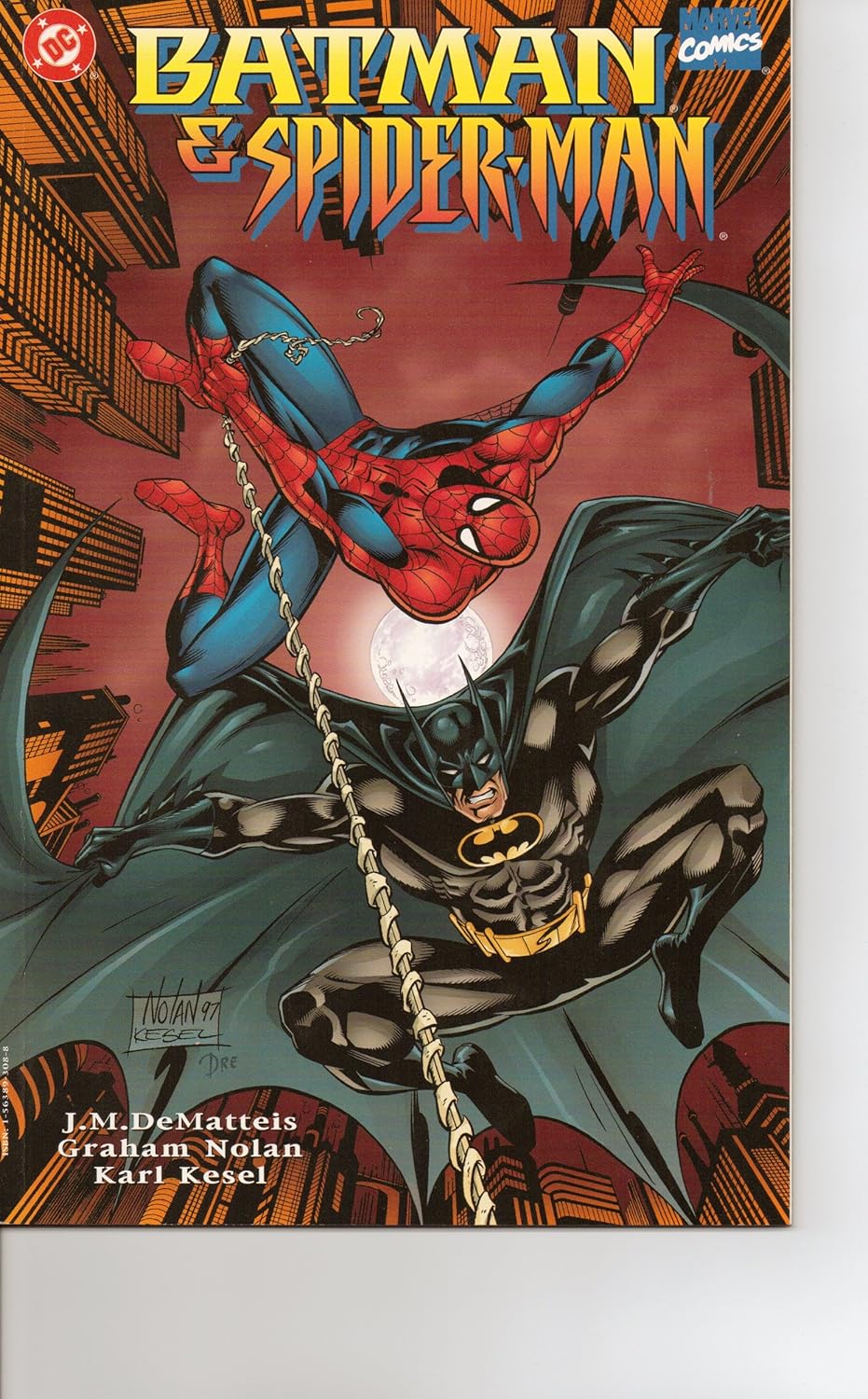 Batman and Spider-Man (DC Comics, Inc.)
Batman and Spider-Man (DC Comics, Inc.)