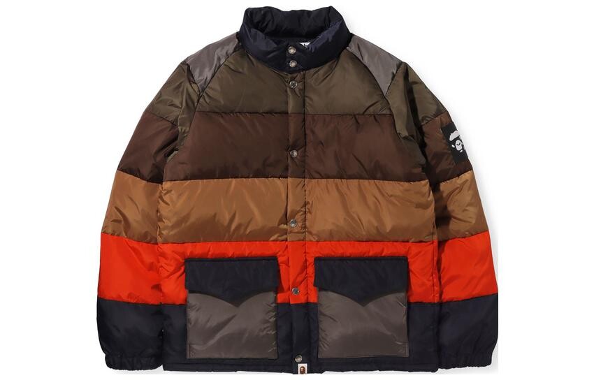 Пуховик мужской многоцветный A Bathing Ape, цвет Multicolor 
Пуховик мужской многоцветный A Bathing Ape, цвет Multicolor