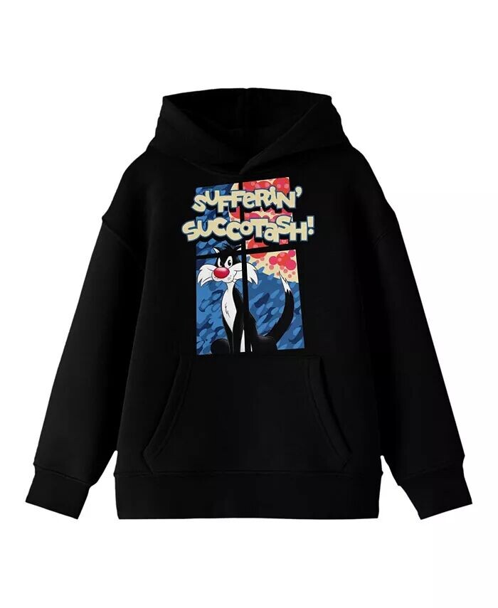 Мальчики Сильвестр Sufferin' Succotash! Молодежная черная толстовка с рисунком-XL Looney Tunes, черный
Мальчики Сильвестр Sufferin' Succotash! Молодежная черная толстовка с рисунком-XL Looney Tunes, черный