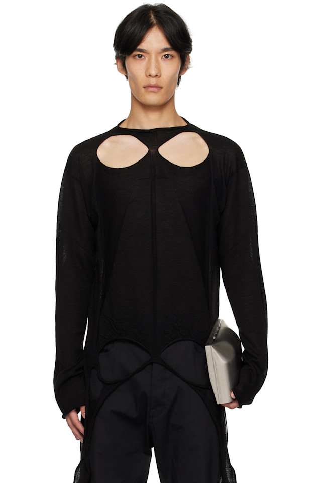 Свитер с разрезами, принадлежащий студентам Конкордии Rick Owens, черный
Свитер с разрезами, принадлежащий студентам Конкордии Rick Owens, черный