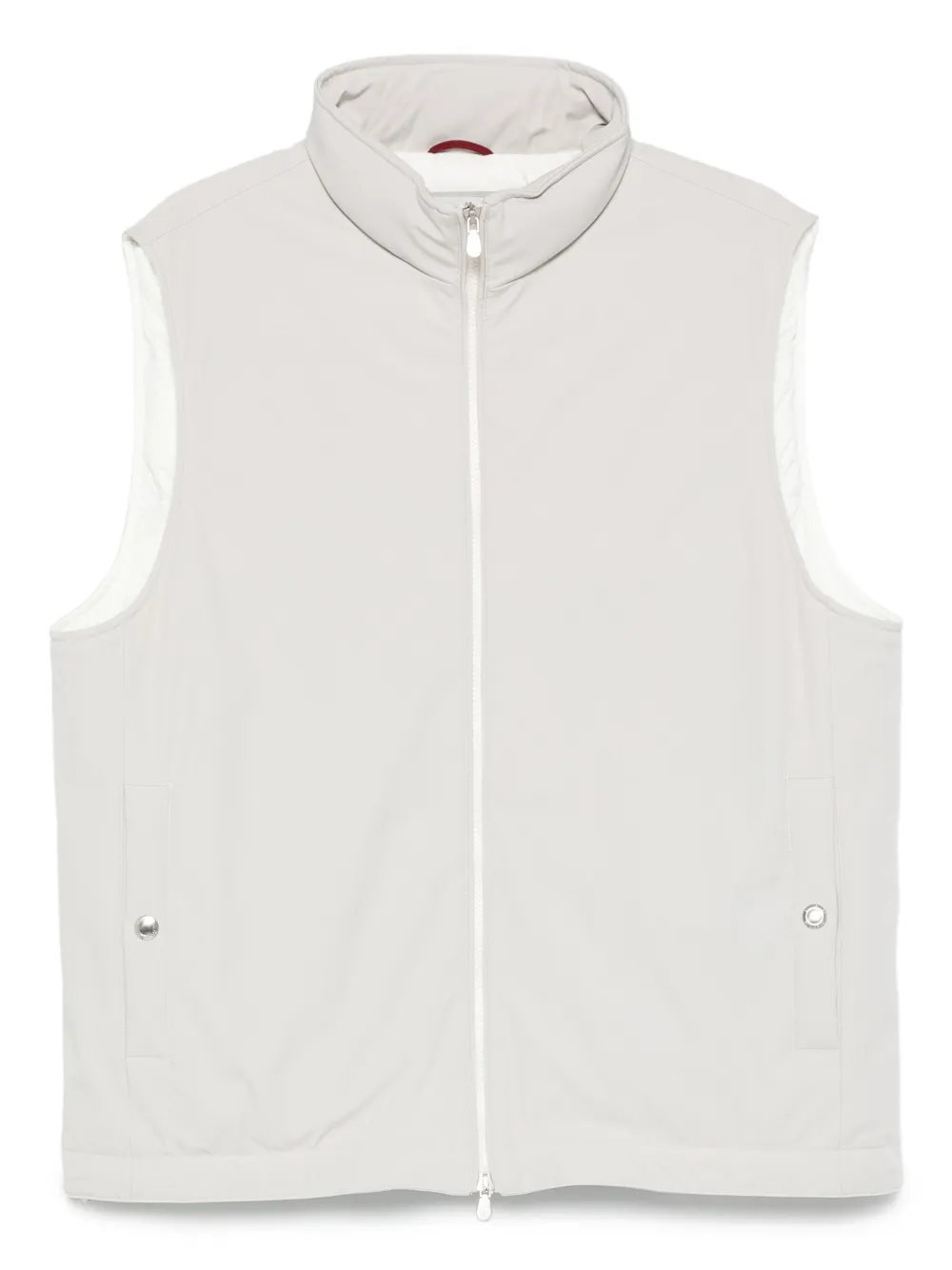 Жилет на молнии Brunello Cucinelli, серый
Жилет на молнии Brunello Cucinelli, серый