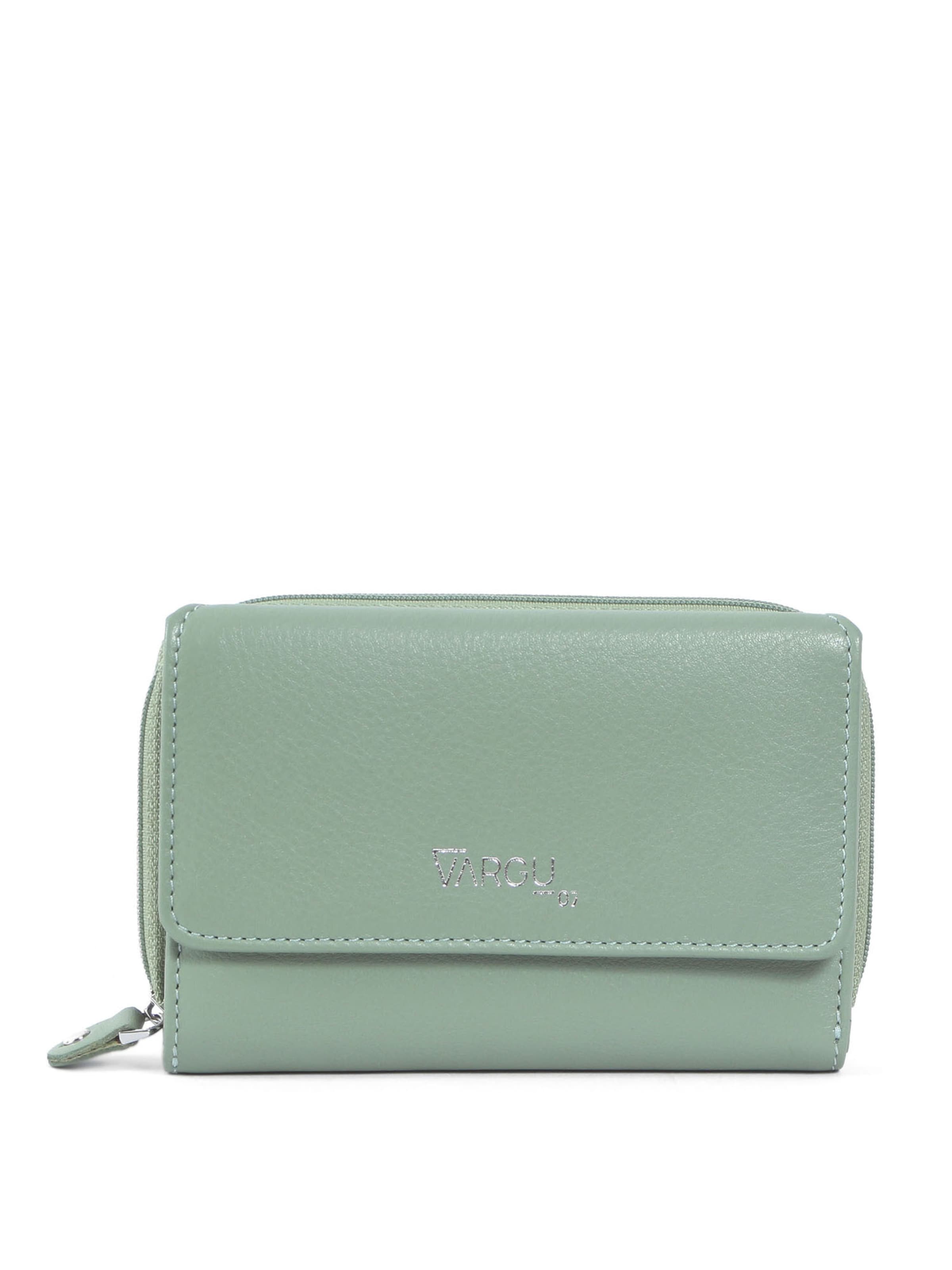 VARGU Кошелек 'NILA 1-A mono' в светло-зеленом цвете
VARGU Кошелек 'NILA 1-A mono' в светло-зеленом цвете
