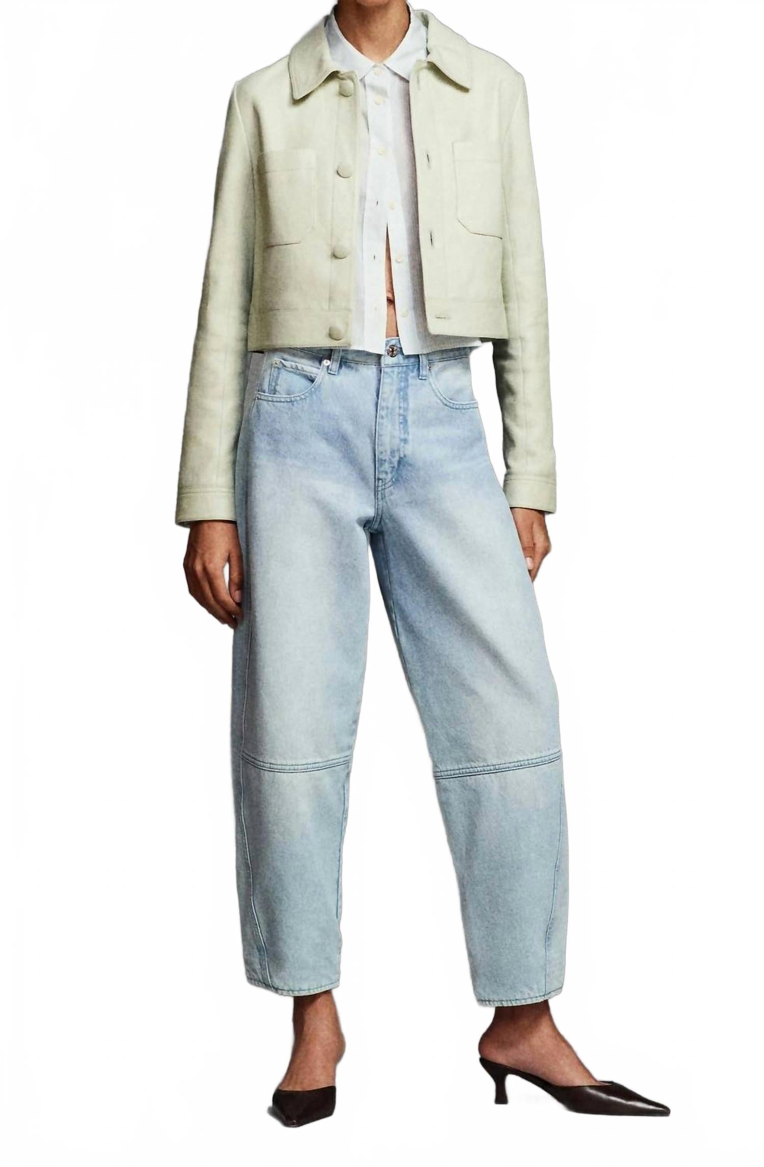 Джинсы Twisted Barrel Mid Rise Jeans в цвете Never FRAME, never
Джинсы Twisted Barrel Mid Rise Jeans в цвете Never FRAME, never