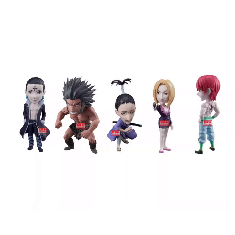 Hunter X Hunter WCF Phantom Corps, Kuroro, Nobunaga, Parker Noda, Winkin, Xixo BANPRESTO
Hunter X Hunter WCF Phantom Corps, Kuroro, Nobunaga, Parker Noda, Winkin, Xixo BANPRESTO