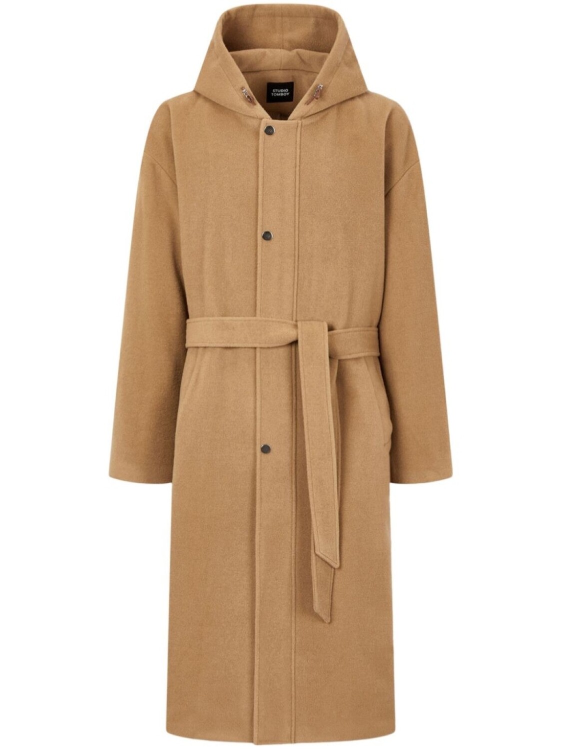 Пальто с капюшоном и длинным поясом STUDIO TOMBOY, нейтральный цвет
Пальто с капюшоном и длинным поясом STUDIO TOMBOY, нейтральный цвет