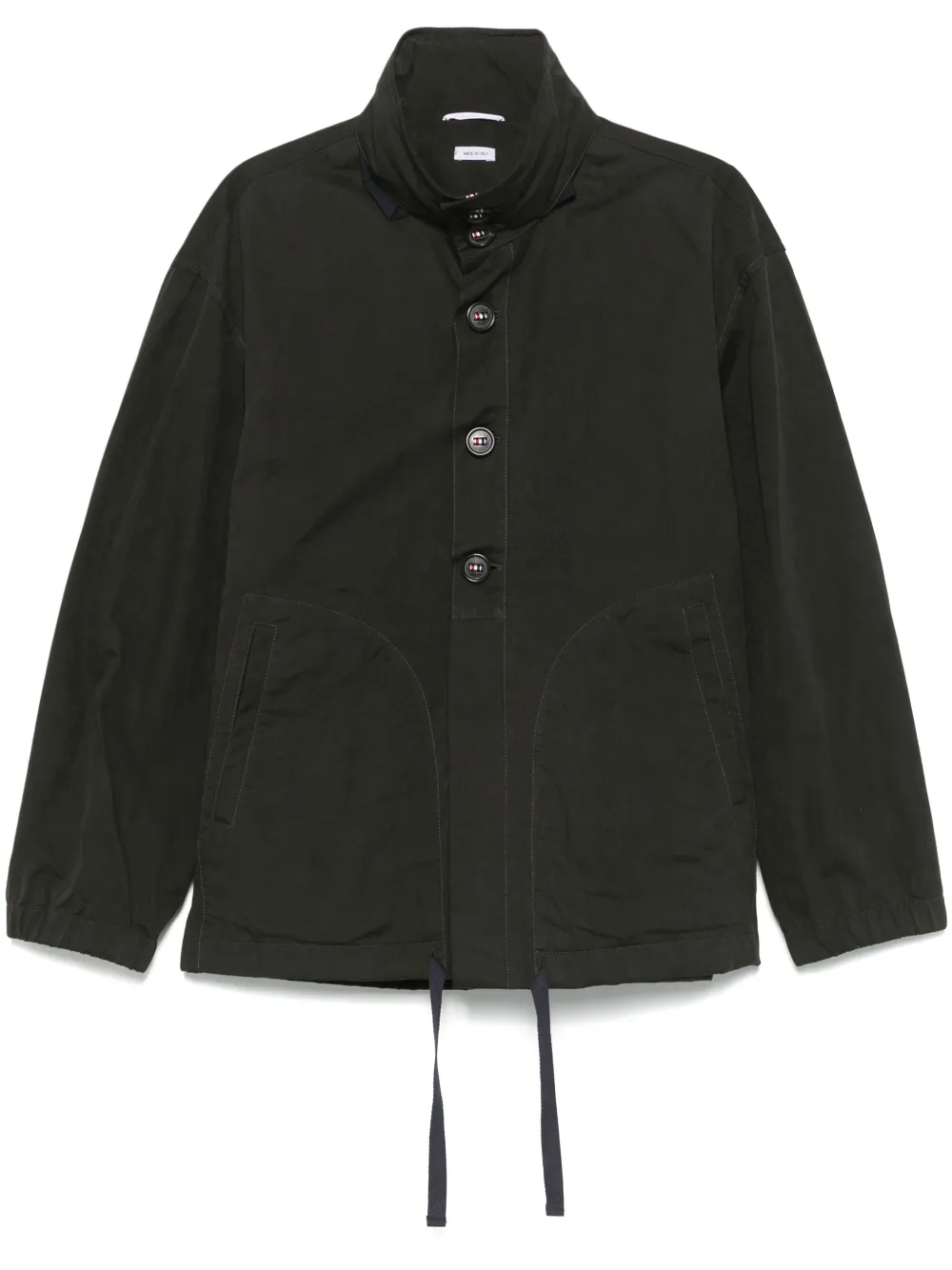 Вощеная куртка с капюшоном THOM BROWNE, зеленый
Вощеная куртка с капюшоном THOM BROWNE, зеленый