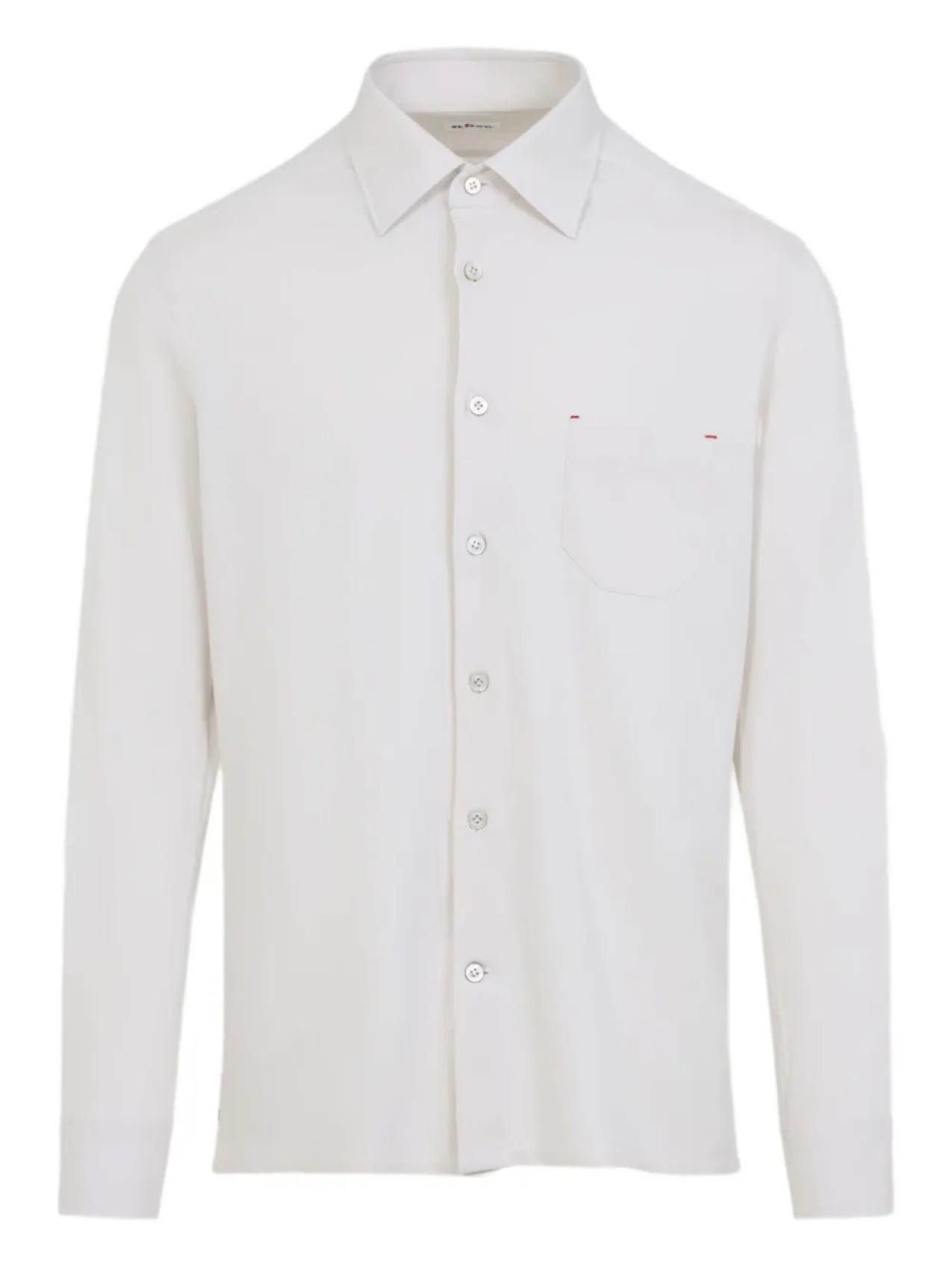 Рубашка с длинным рукавом Kiton Nerano, белый 
Рубашка с длинным рукавом Kiton Nerano, белый