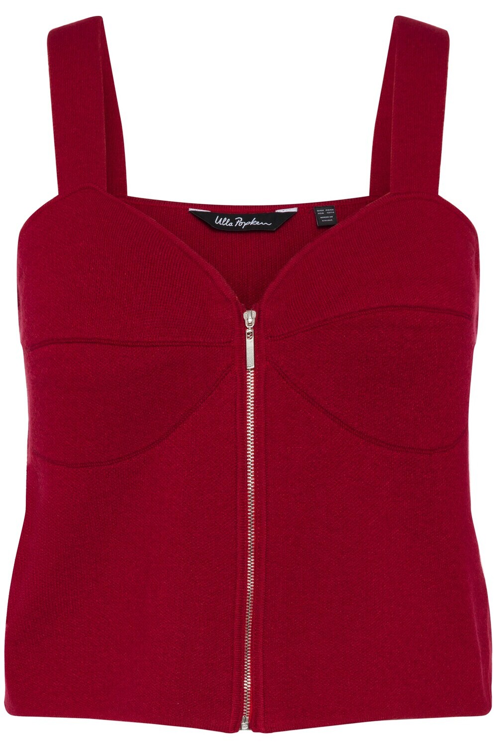 Вязаный жилет Ulla Popken, карминно-красный
Вязаный жилет Ulla Popken, карминно-красный