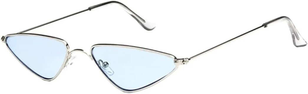 Солнцезащитные очки с защитой от УФ-излучения UV400 | Маленькая оправа "кошачий глаз" с металлическим каркасом | Для женщин и мужчин, для занятий спортом на открытом воздухе и вождения DSVIGF, Silver-blue
Солнцезащитные очки с защитой от УФ-излучения UV400 | Маленькая оправа "кошачий глаз" с металлическим каркасом | Для женщин и мужчин, для занятий спортом на открытом воздухе и вождения DSVIGF, Silver-blue