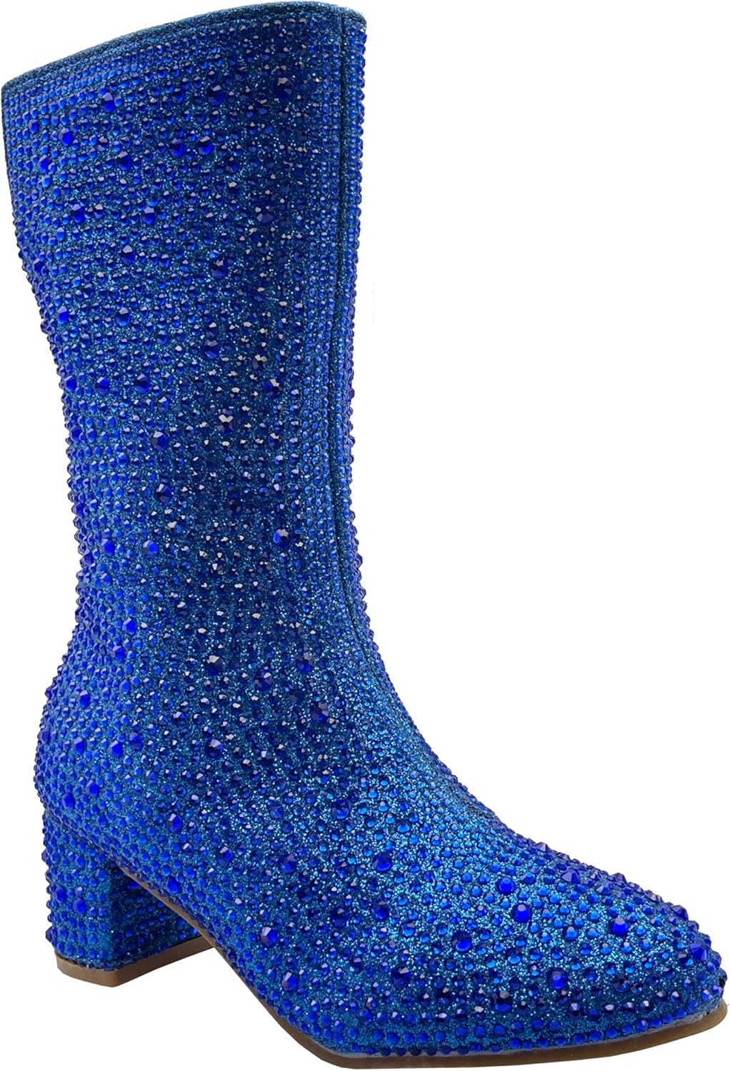 Сапоги ABSOLEX для девочек с круглым носком, стразами, до колена, на низком широком каблуке, Royal Blue
Сапоги ABSOLEX для девочек с круглым носком, стразами, до колена, на низком широком каблуке, Royal Blue