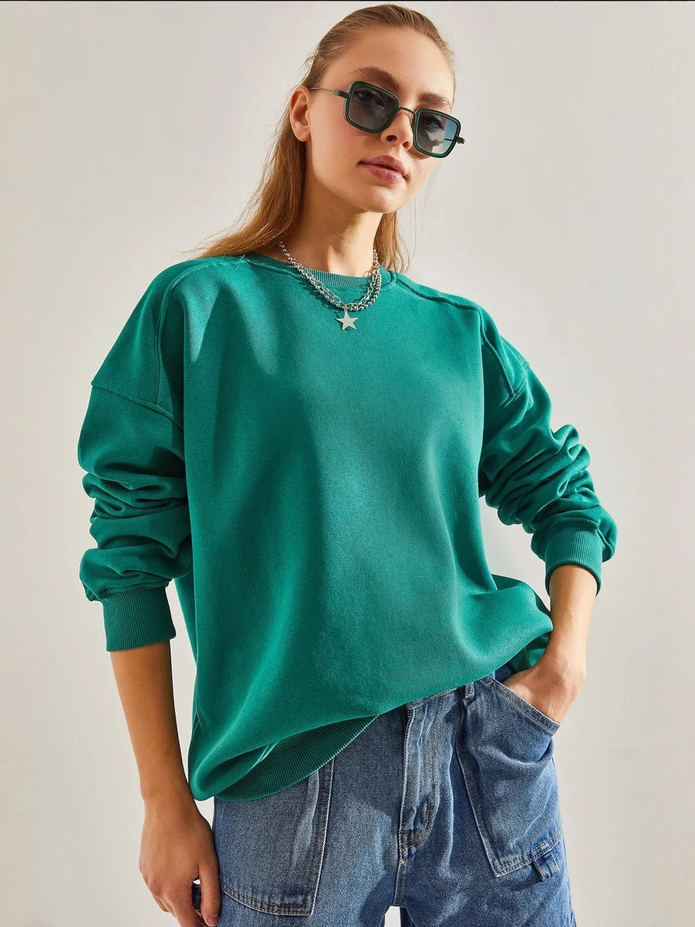 Bianco Lucci Свитшот в зеленом цвете, Зеленый, Bianco Lucci Свитшот в зеленом цвете
Bianco Lucci Свитшот в зеленом цвете, Зеленый, Bianco Lucci Свитшот в зеленом цвете