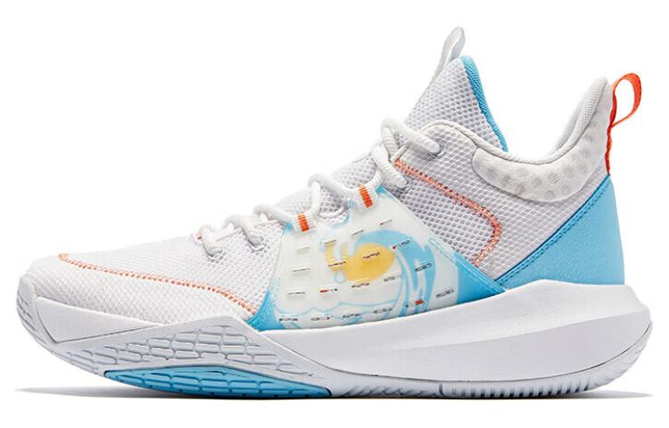 Скользоустойчивые амортизирующие баскетбольные кроссовки Mid Top мужские бело-синие QIAODAN
Скользоустойчивые амортизирующие баскетбольные кроссовки Mid Top мужские бело-синие QIAODAN