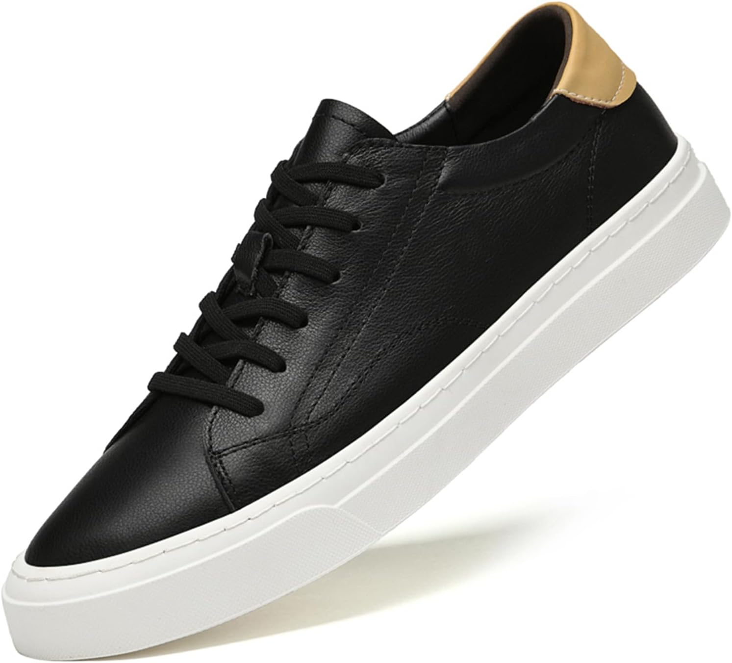 Мужские повседневные кроссовки из натуральной кожи - модные низкие спортивные слипоны Abborora, черный
Мужские повседневные кроссовки из натуральной кожи - модные низкие спортивные слипоны Abborora, черный