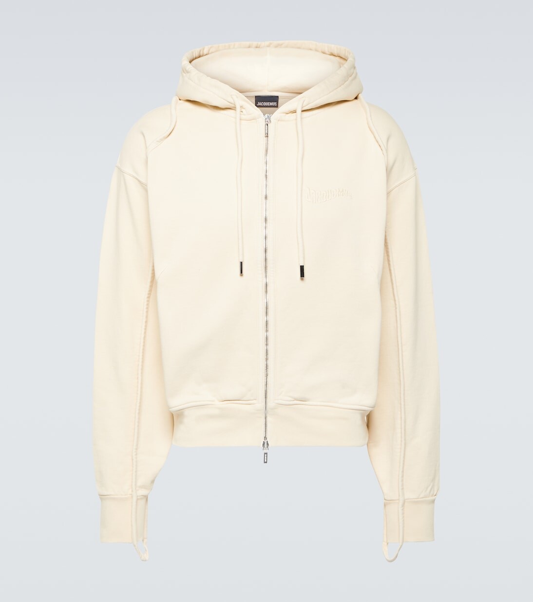 Хлопковая толстовка на молнии le свитер камаргового цвета Jacquemus, бежевый
Хлопковая толстовка на молнии le свитер камаргового цвета Jacquemus, бежевый