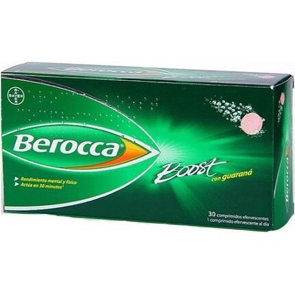 Beocca Berocca Boost 30 Effervescent Tablets Guarana
Beocca Berocca Boost 30 Effervescent Tablets Guarana