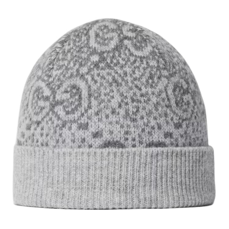 GUCCI Детская серая шерстяная шапка с жаккардовым узором, Gray
GUCCI Детская серая шерстяная шапка с жаккардовым узором, Gray