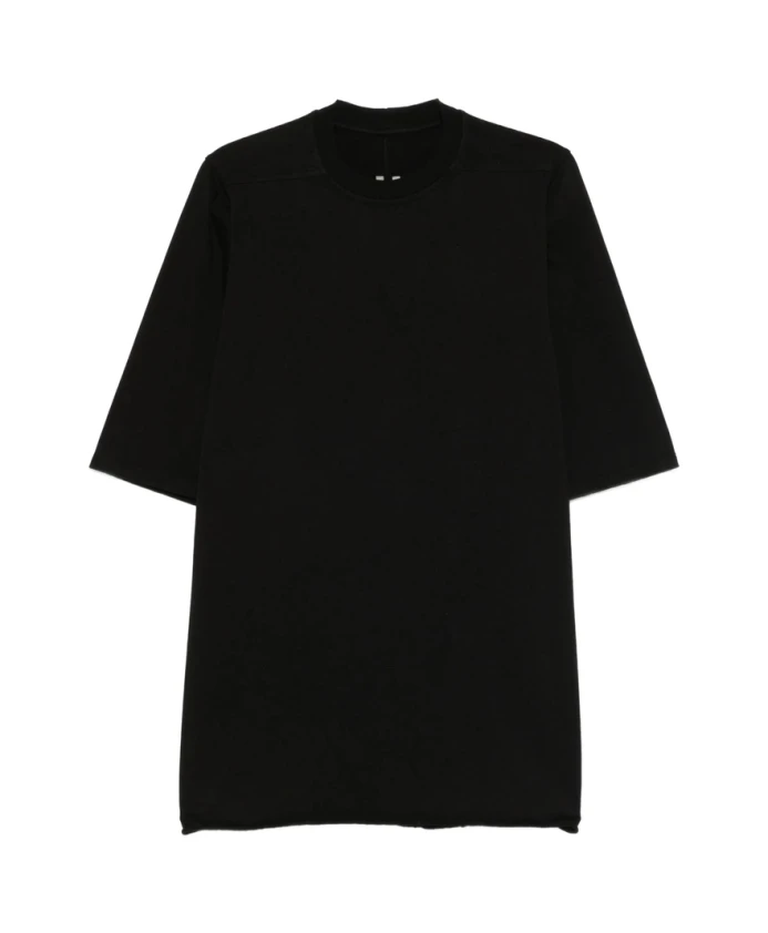 Черная хлопковая футболка с круглым вырезом Rick Owens, черный
Черная хлопковая футболка с круглым вырезом Rick Owens, черный